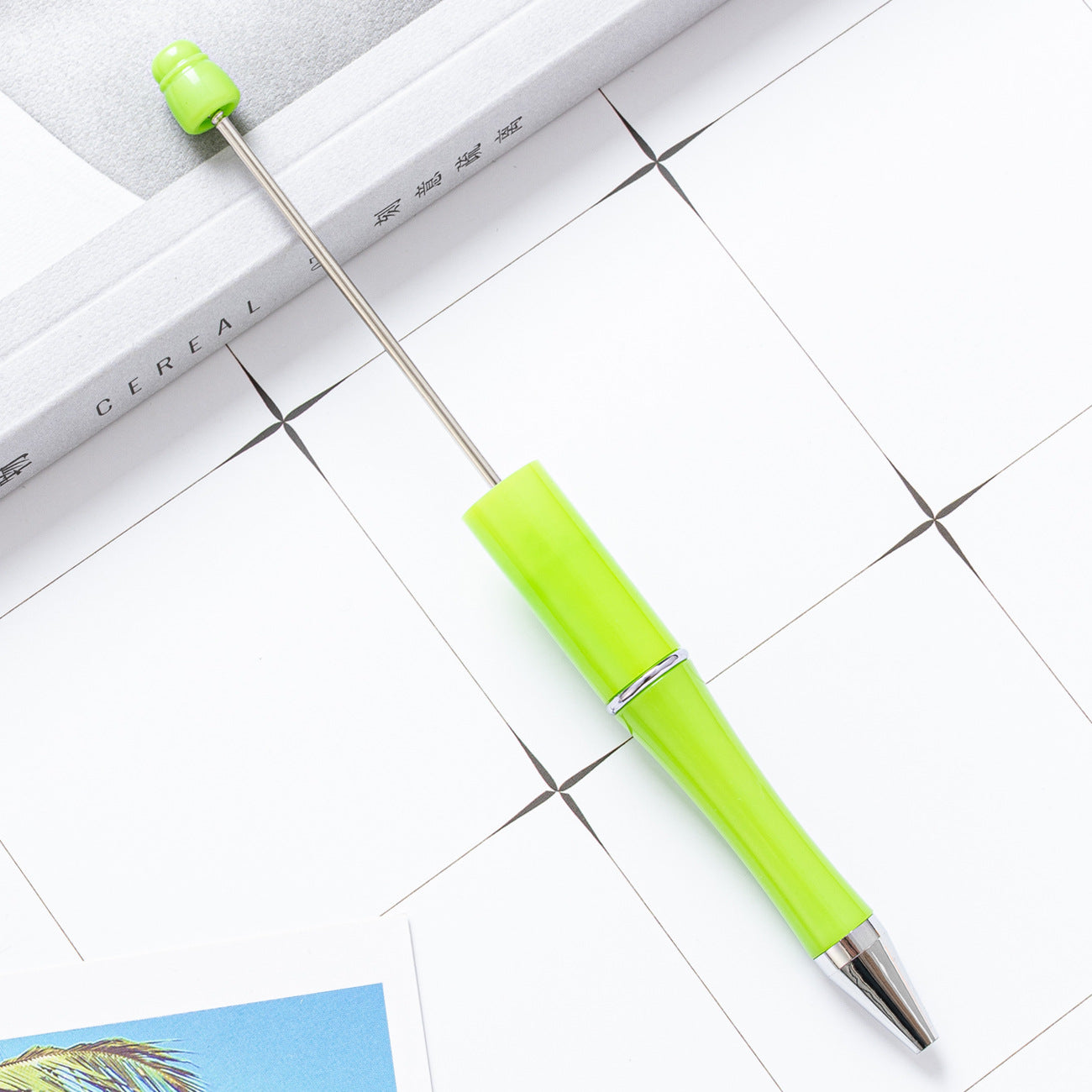 Wholesale DIY Beadable Pens Colorful Multifunctional Plastic Ballpoint Pen